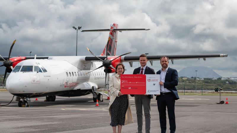 Take off as Loganair’s Donegal to Glasgow service is officially launched 