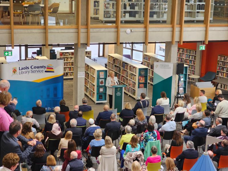 Value has to be delivered from the new &euro;7 mill Portlaoise library 