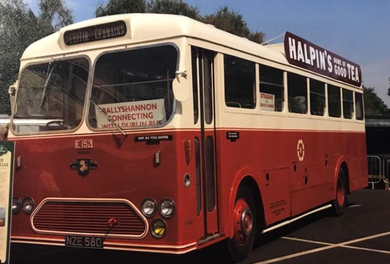 Just the ticket …historic bus on the way back to Donegal