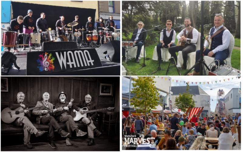 Line-up of free music gigs for Waterford’s Harvest Festival announced