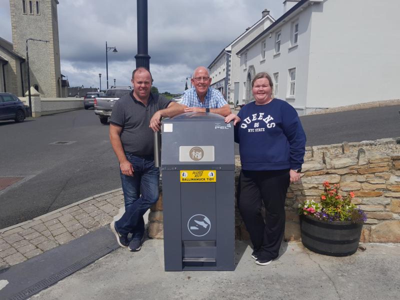 New solar powered bins for Ballinamuck Village