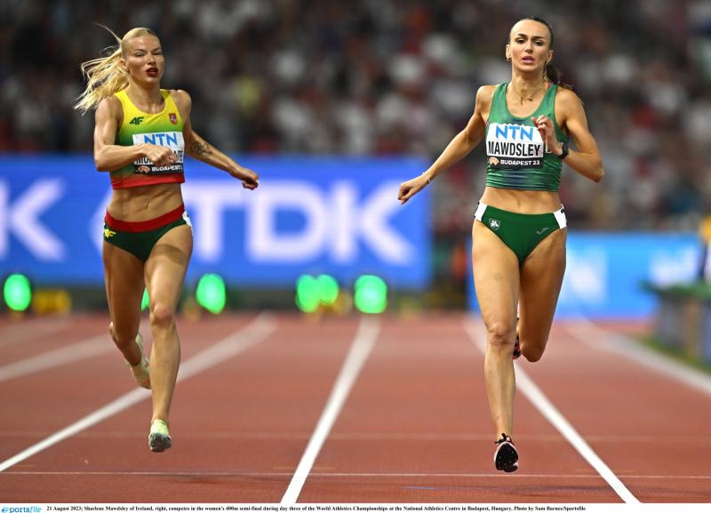 Mawdsley gives her all in the 400 metre semi-finals