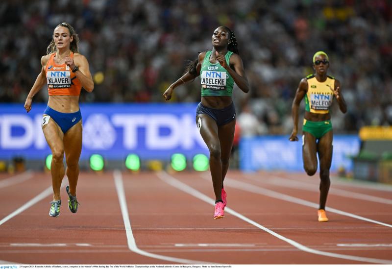 Adeleke narrowly misses out on a medal at World Championships 
