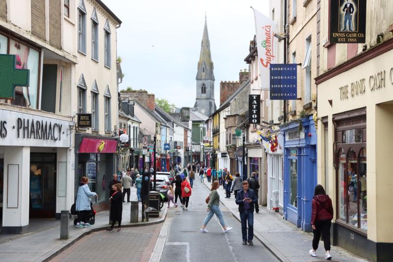 Public urged to have their say on pedestrianisation of O’Connell Street in Ennis