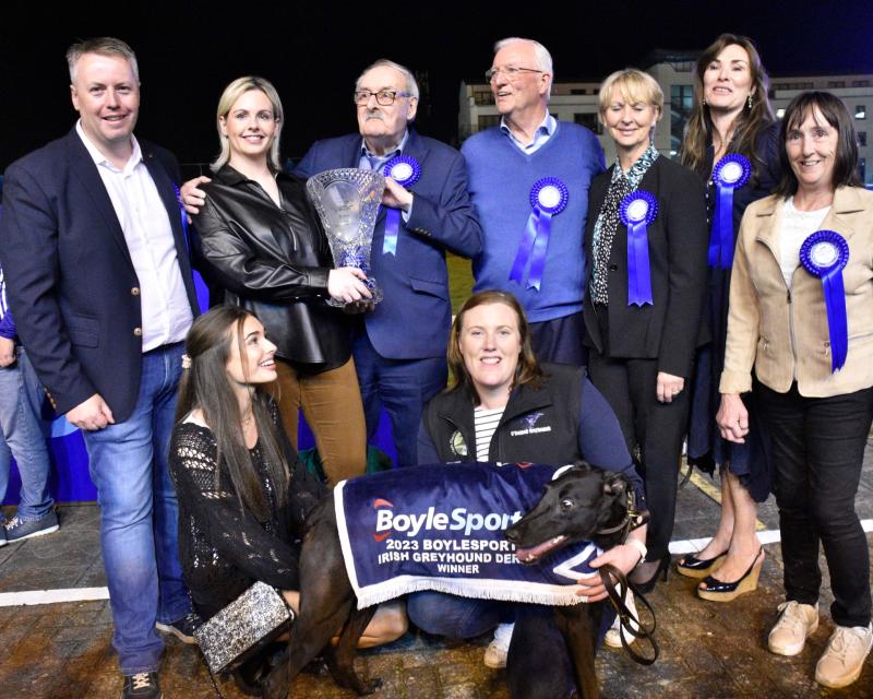 Tipperary trainer tastes success in the Boylesports Irish Greyhound Derby!
