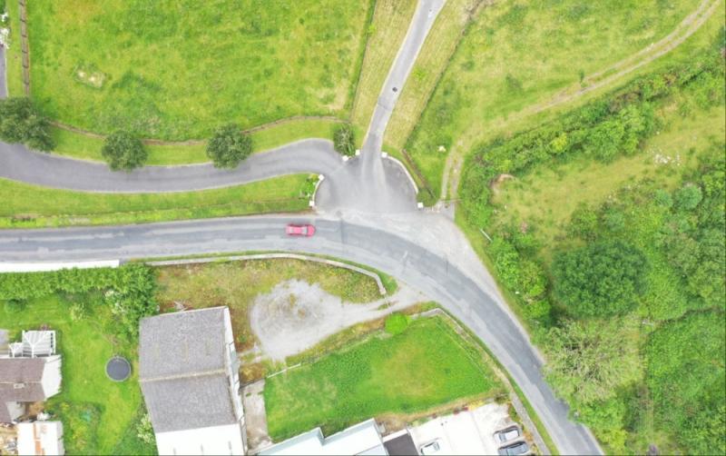Final phase of footpath works as part of Active Travel Route in Borris has commenced