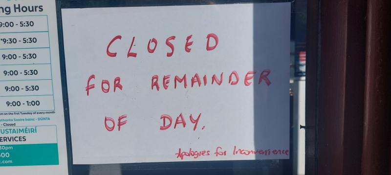 Armed robbery at post office on High Street in neighbouring county