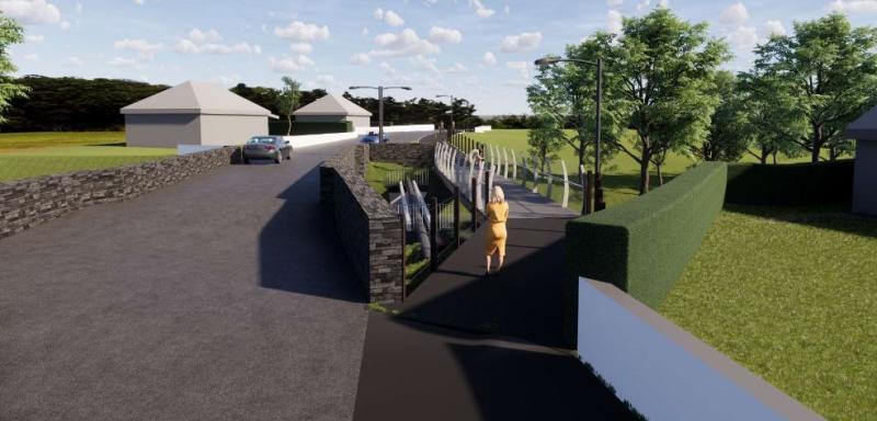 Progress at Sessiaghoneill Bridge, Ballybofey