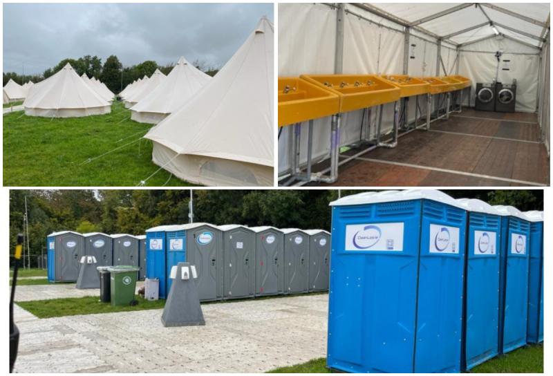 First Ukrainian war refugees leave Laois tents but more will follow to live under canvas