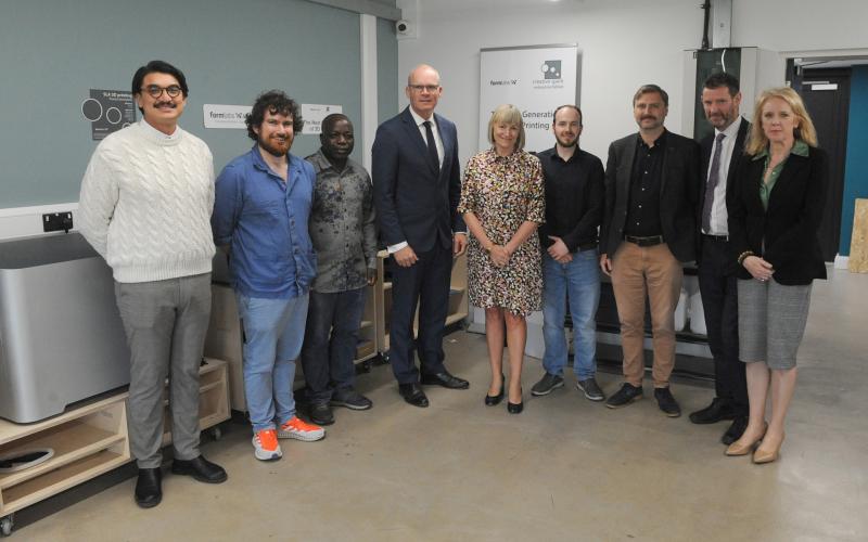 Minister for Enterprise, Trade and Employment visits Creative Spark in Dundalk