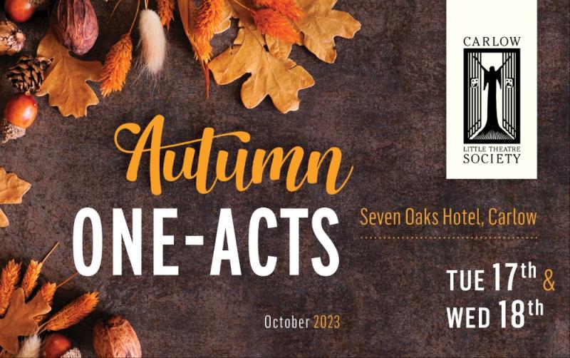 Carlow Little Theatre host their annual One-Act season in town with award-winning plays