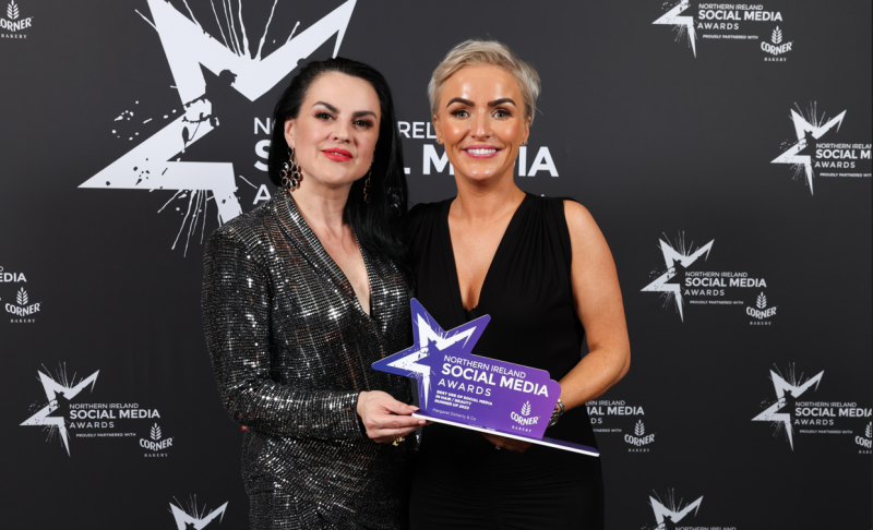 Derry hairstylist is a winner at NI Social Media Awards