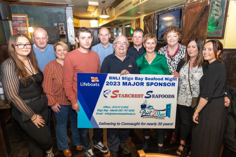 Sligo Bay RNLI catch a big one as popular annual seafood night raises €6,587