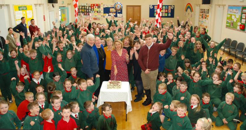 Scoil Chrónáin Naofa NS Dromakeenan bids farewell to Cork Native Siobhan Maher
