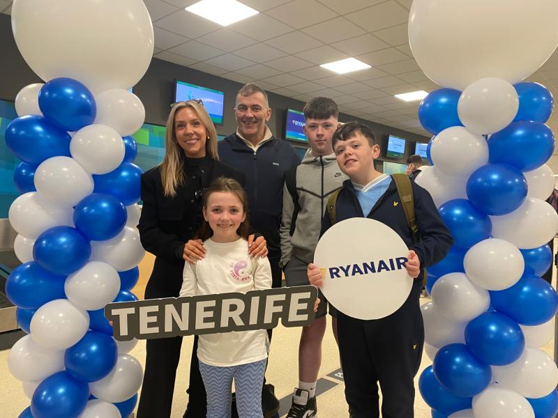 Ireland West Airport welcomes commencement of new Tenerife service with Ryanair