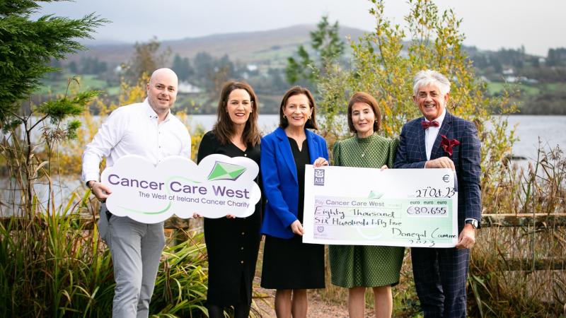 Donegal Camino donates over €80,000 to Cancer Care West