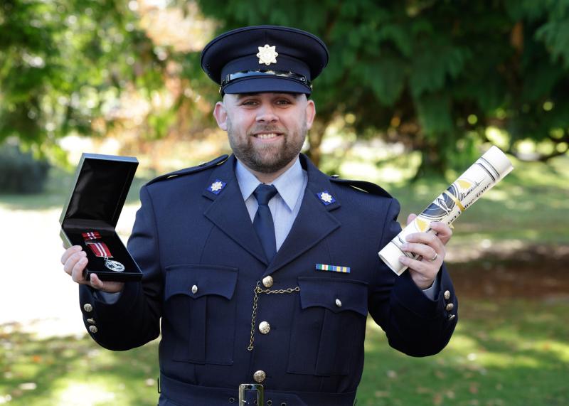 Midlands Garda leaps into action to save man from car moments before explosion