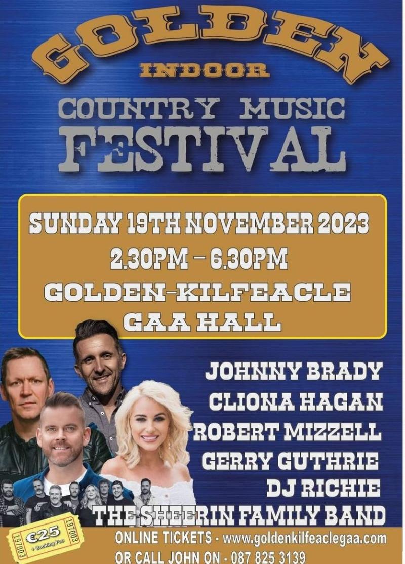 Huge day of country music is on the Golden horizon this Sunday! 