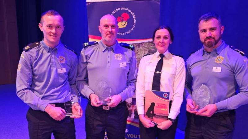 Donegal gardaí honoured at Water Safety Ireland National Awards