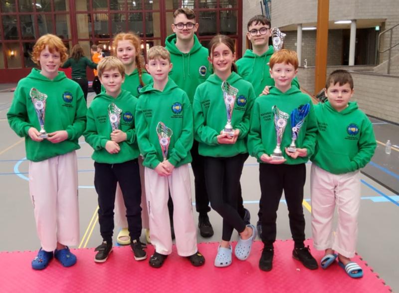 Trophy triumph for Mid Ulster Taekwon-Do students