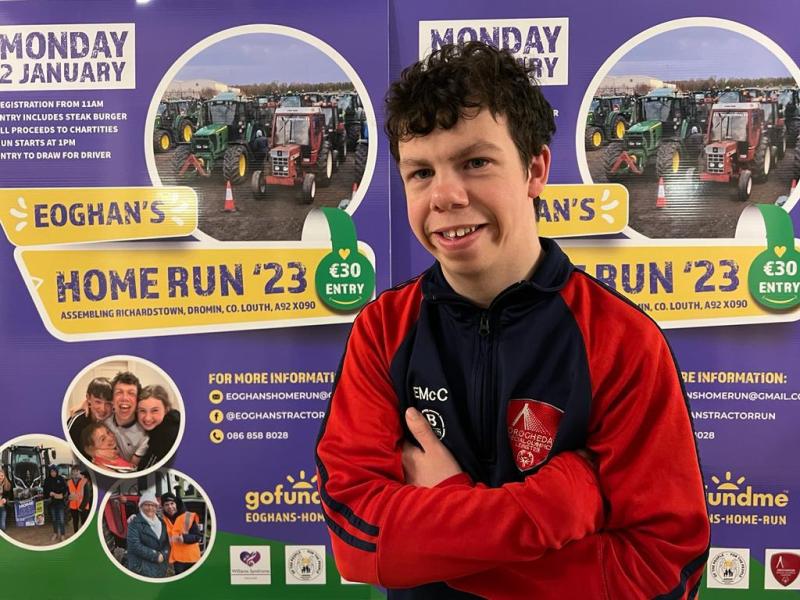 Mid-Louth: Eoghan McCabe organises final Home Run for three amazing charities