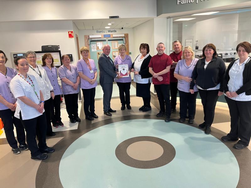 Laois team delighted to  maintain Portlaoise hospital's 'gold' standard 