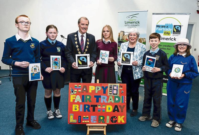 Limerick students embrace the art of Fairtrade 