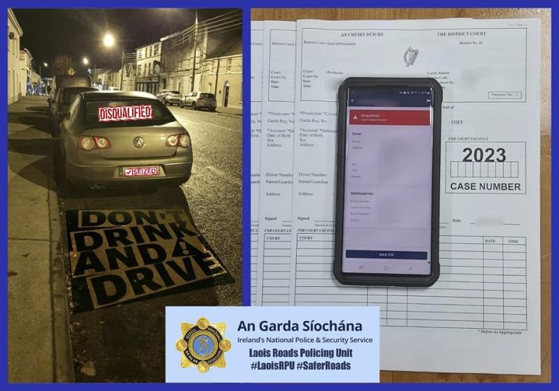 Christmas crackdown begins with 49 Garda checkpoints in Laois  