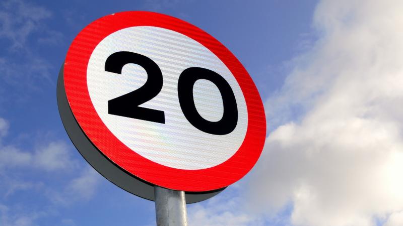 A file image of a 20mph sign - Credit: DCC