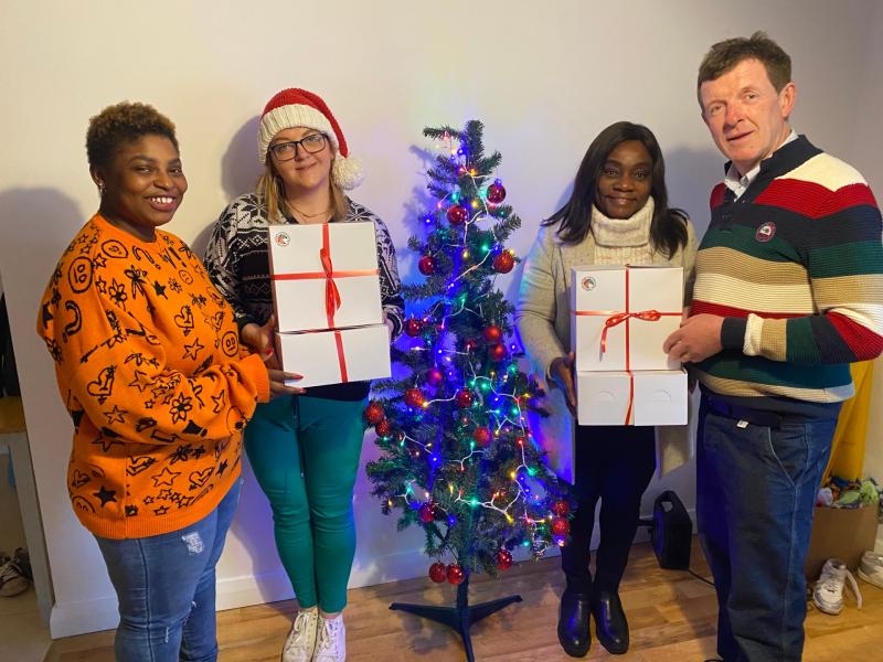 ‘Small Santa’ spreads the  Christmas joy in Longford