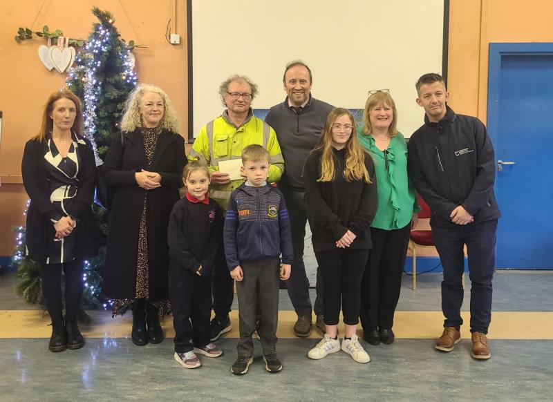 Cashel schools honour Don Higgins as the popular School Traffic Warden retires 