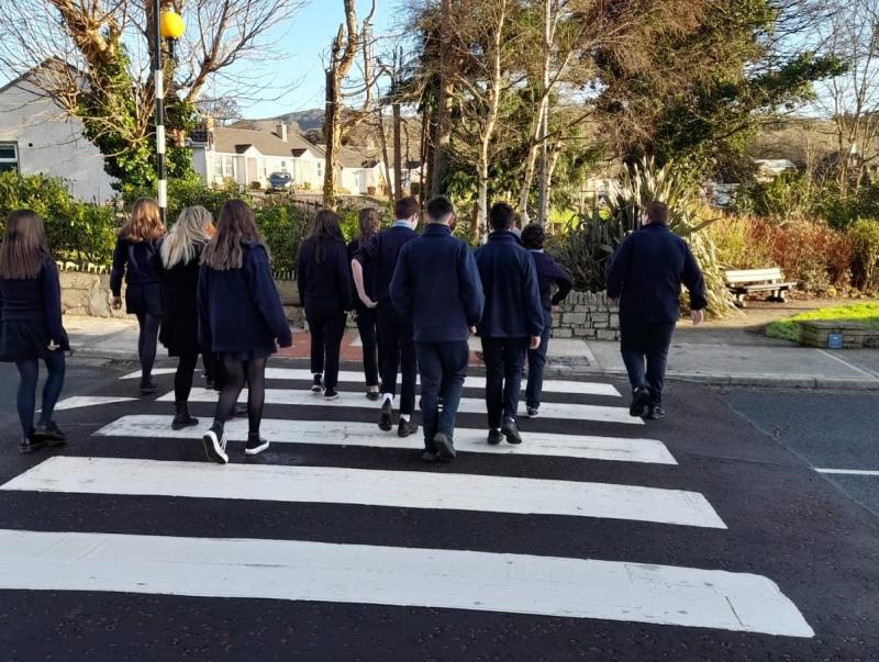 Glenties students a driving force behind the town’s new road safety measures