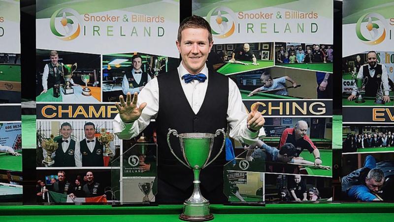Tipperary's Brendan O'Donoghue won the Irish amateur snooker title for a record sixth time in 2023
