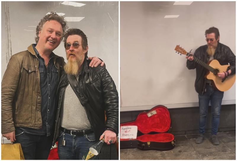 WATCH: Mundy shares 'magical' moment with homeless man performing in train station