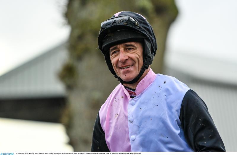 Davy Russell is favourite to fall at the next Dancing with the Stars hurdle