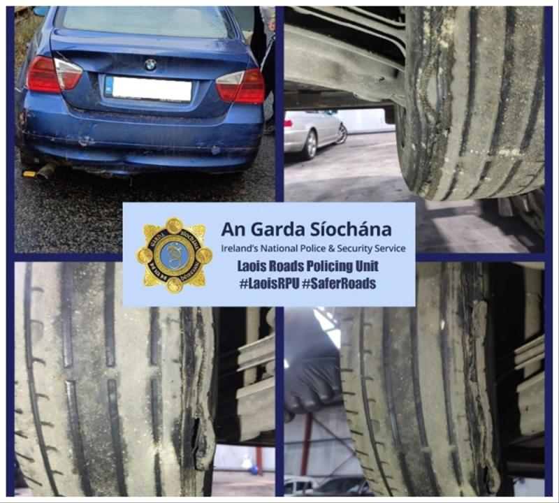 A BMW 'spun out of control' and crashed in  Laois