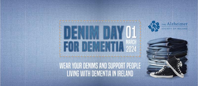 Louth people urged to take part in Denim Day for Dementia 2024  