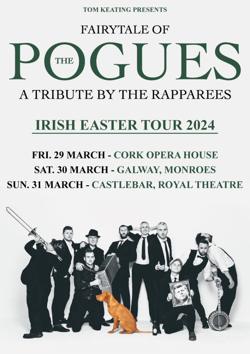 Fairytale of The Pogues  - A tribute by The Rapparees who are on tour now!