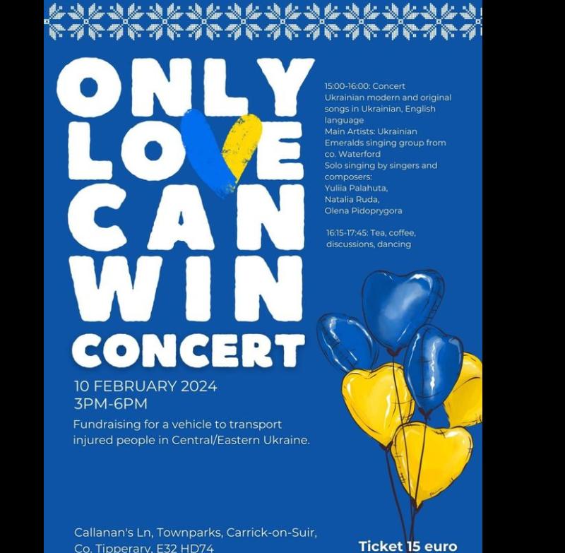 Ukrainian singing group to perform in Carrick-on-Suir this weekend