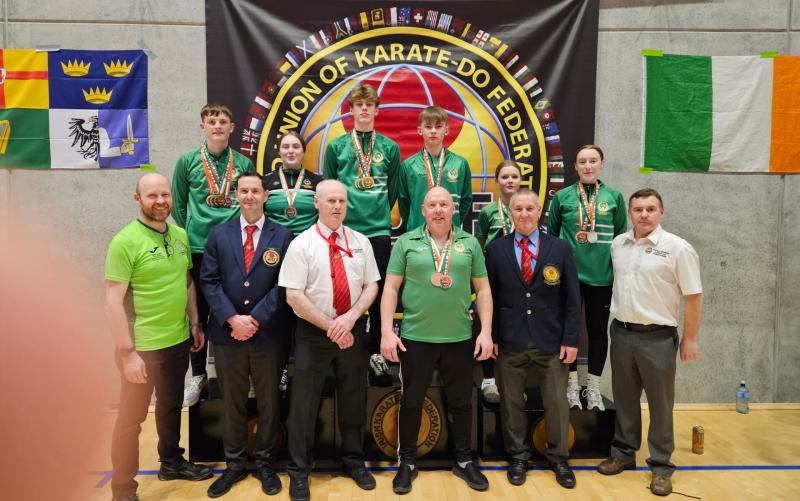 Ten medals for local karate squad at WUKF Irish Open