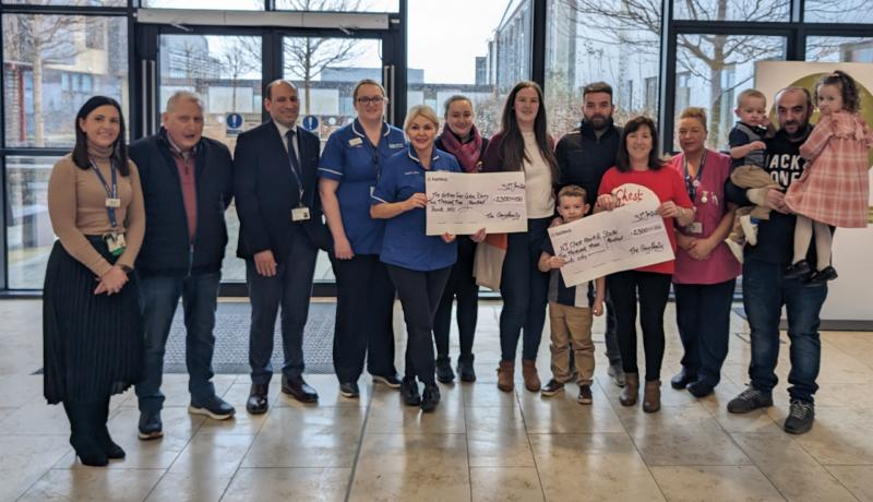 Feeny family's festive fundraiser donates £4,600 to North West Cancer Centre and Chest Heart and Stroke charity