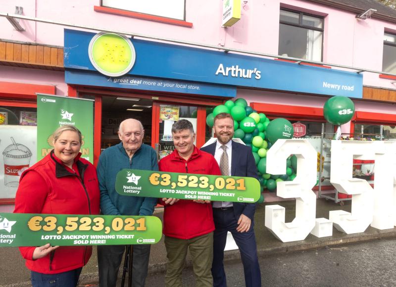 Winner still unknown as Louth shop celebrates selling life-changing Lotto ticket worth €3.5m