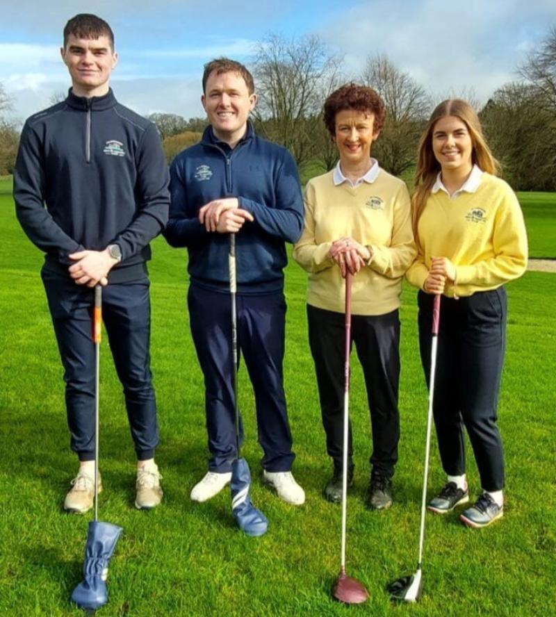 The new captains line up for Drive-In at County Tipperary Golf and Country Club
