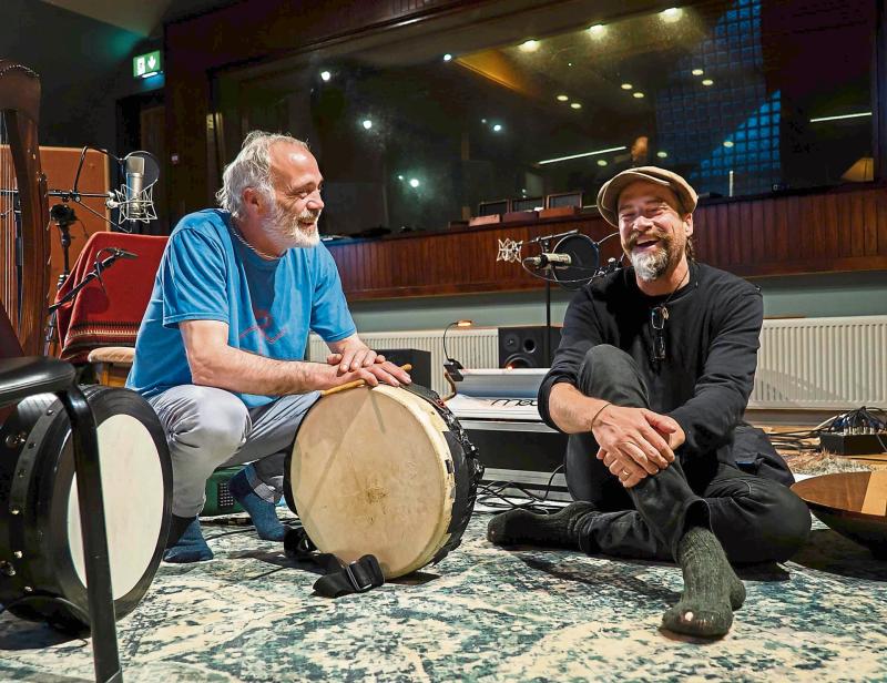 R&oacute;n&aacute;n O&rsquo;Snodaigh and Myles O&rsquo;Reilly at The Backstage