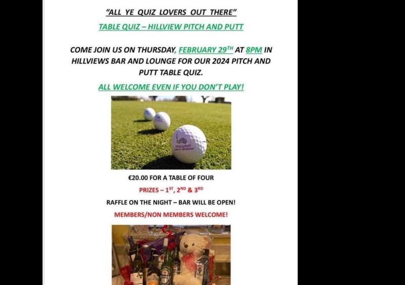 Tipperary sports club to host table quiz event 