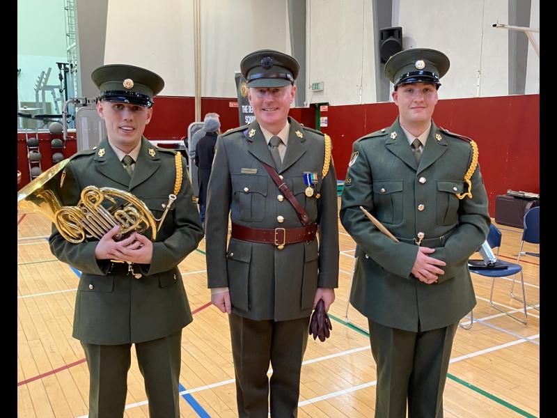 Musicians graduate as members of the Irish Defence Forces School of Music