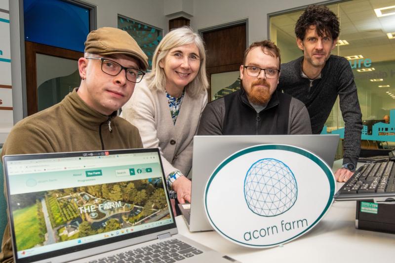 Derry students launch new website for Acorn Farm