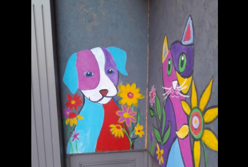 South Tipperary Art Group has completed painting at Market Place
