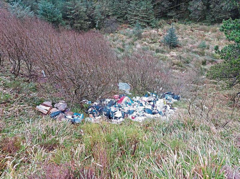 SHOCKING Large amount of domestic waste dumped at beauty spot in