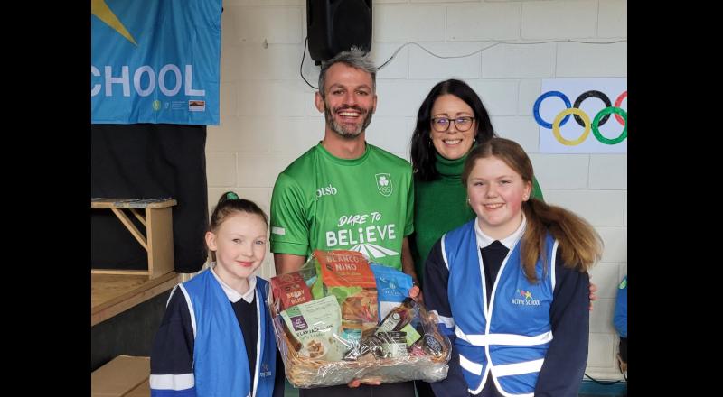 Tipperary school was buzzing with excitement when Olympian Thomas Barr visited